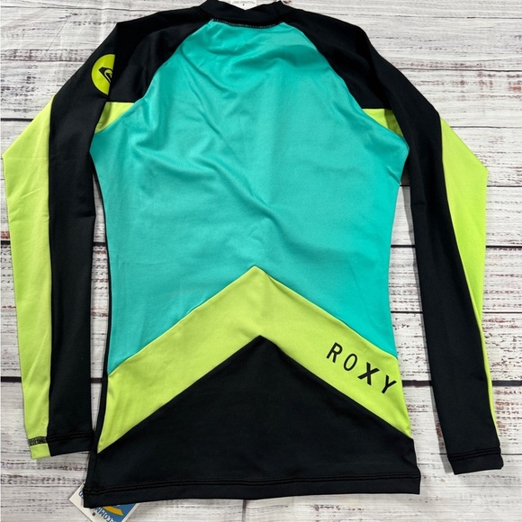 NWT Roxy Rash Guard Girls little girls size 4 - Picture 4 of 6